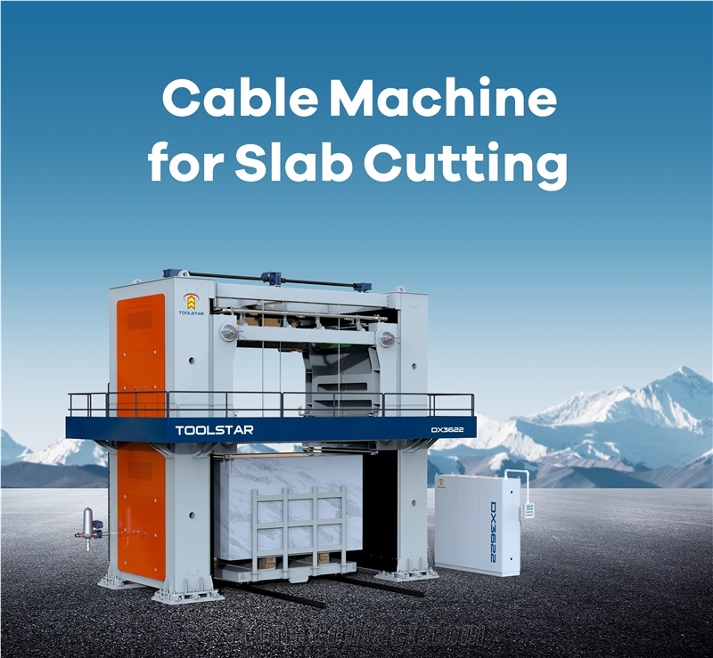 دستگاه مولتی وایر TOOLSTAR برای برش اسلب‌های نازک مرمریت